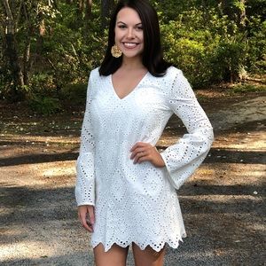 White Eyelet Dress